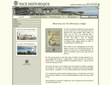 Tablet Screenshot of nicehistorique.org